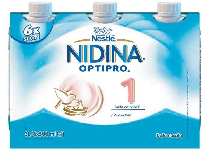 NIDINA OPTIPRO 1 liquido 6x500ml Nestlé