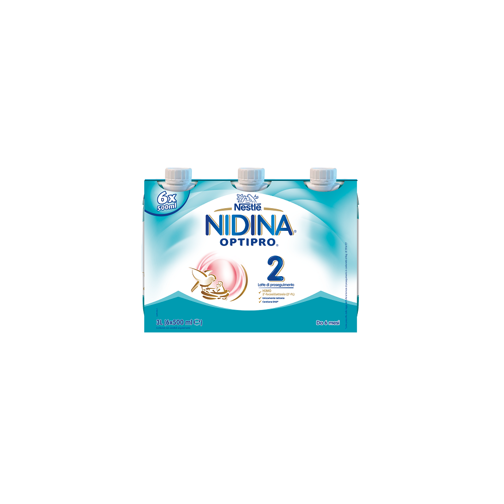 Nestlé Nidina Optipro Latte 1 500ml - Latte per Lattanti da 0 a 6 Mesi