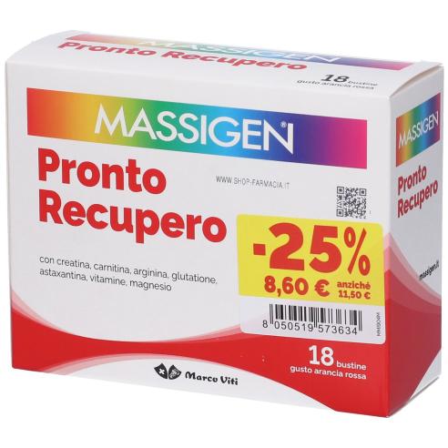 Massigen® Pronto Recupero Bustine Gusto Arancia...